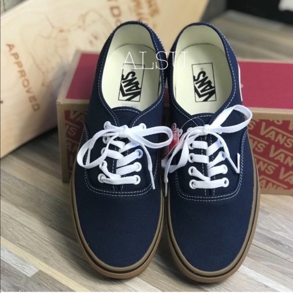NWT VANS Authentic Gum Block Dress Blues WMNS - Picture 4 of 7